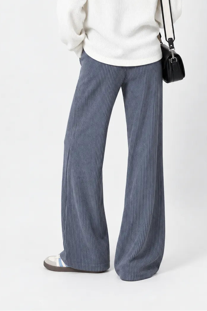 PANTALON FLARE RIB B-F 8727