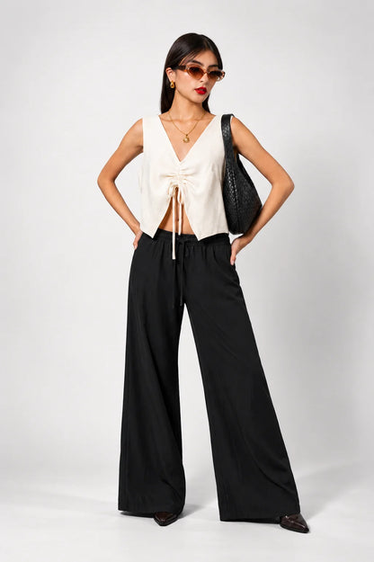 PANTALON FLUIDO ABERTURA G-M 9137