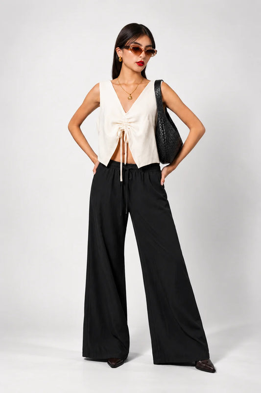 PANTALON FLUIDO ABERTURA G-M 9137