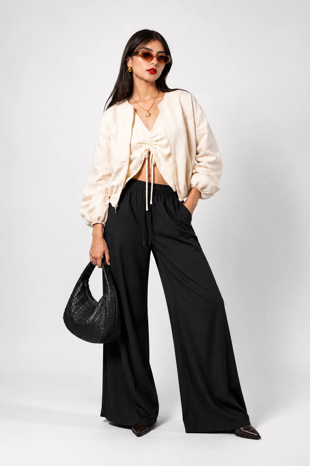 PANTALON FLUIDO ABERTURA G-M 9137