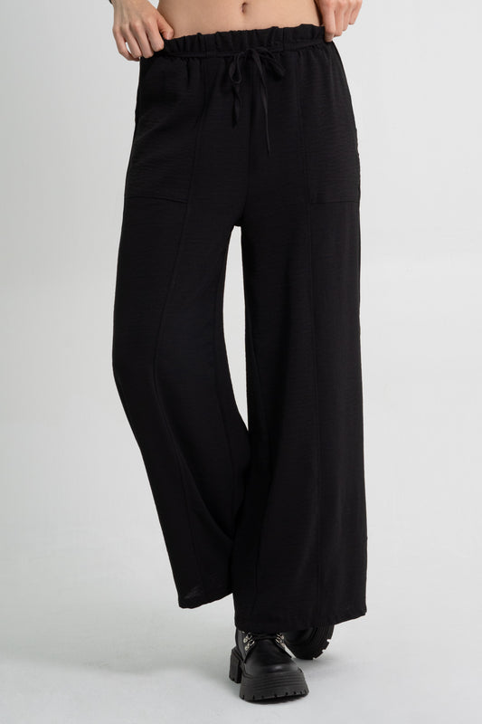 PANTALON FLUIDO CINTURA ELASTICA ACASIAS