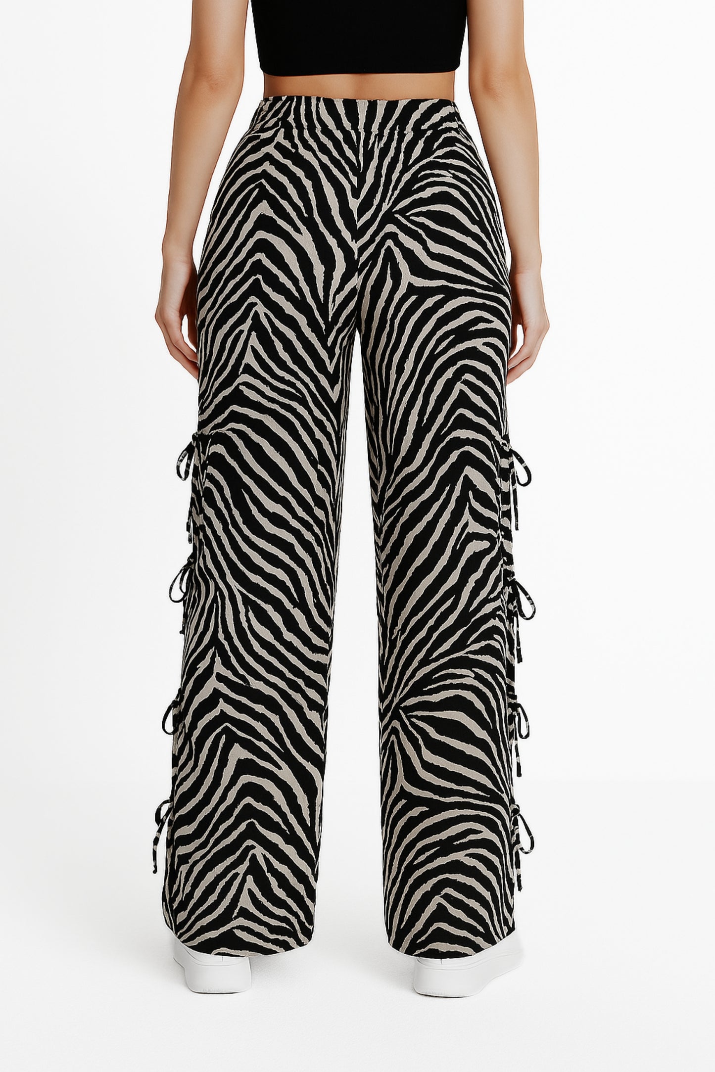 PANTALON FLUIDO LACE UP 6673