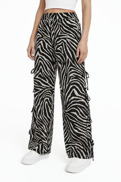PANTALON FLUIDO LACE UP 6673