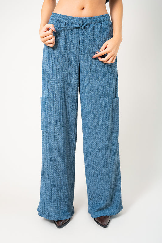 PANTALON FLUIDO TEXTURA R-C 8712.