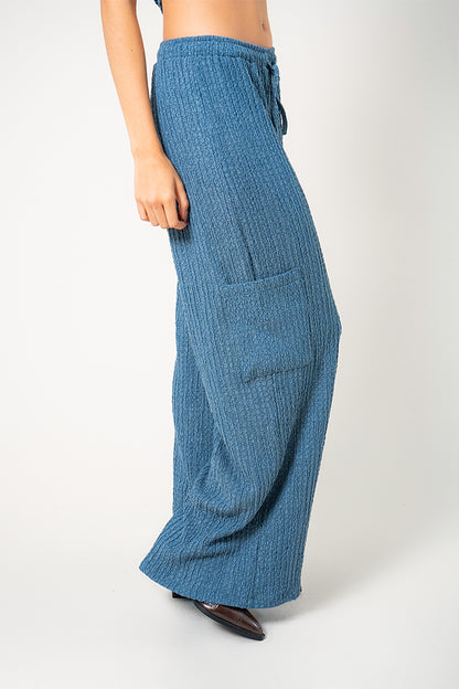 PANTALON FLUIDO TEXTURA R-C 8712.