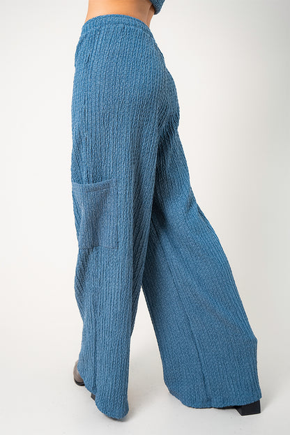 PANTALON FLUIDO TEXTURA R-C 8712.