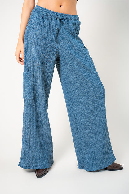 PANTALON FLUIDO TEXTURA R-C 8712.