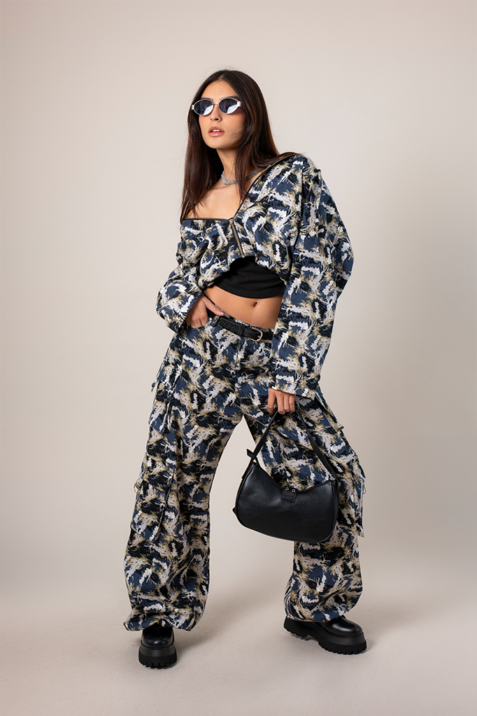 PANTALON PARACHUTE CARGO R-M 9115.