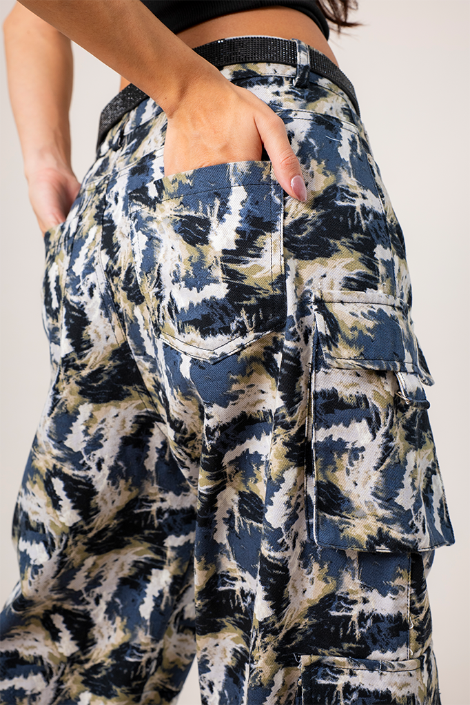 PANTALON PARACHUTE CARGO R-M 9115.