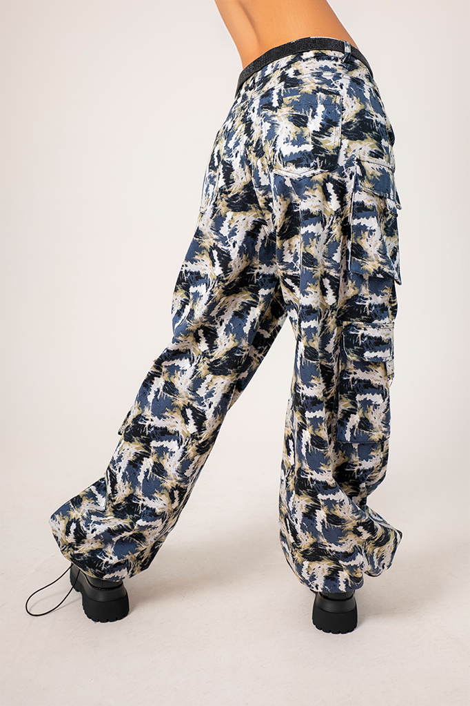 PANTALON PARACHUTE CARGO R-M 9115.