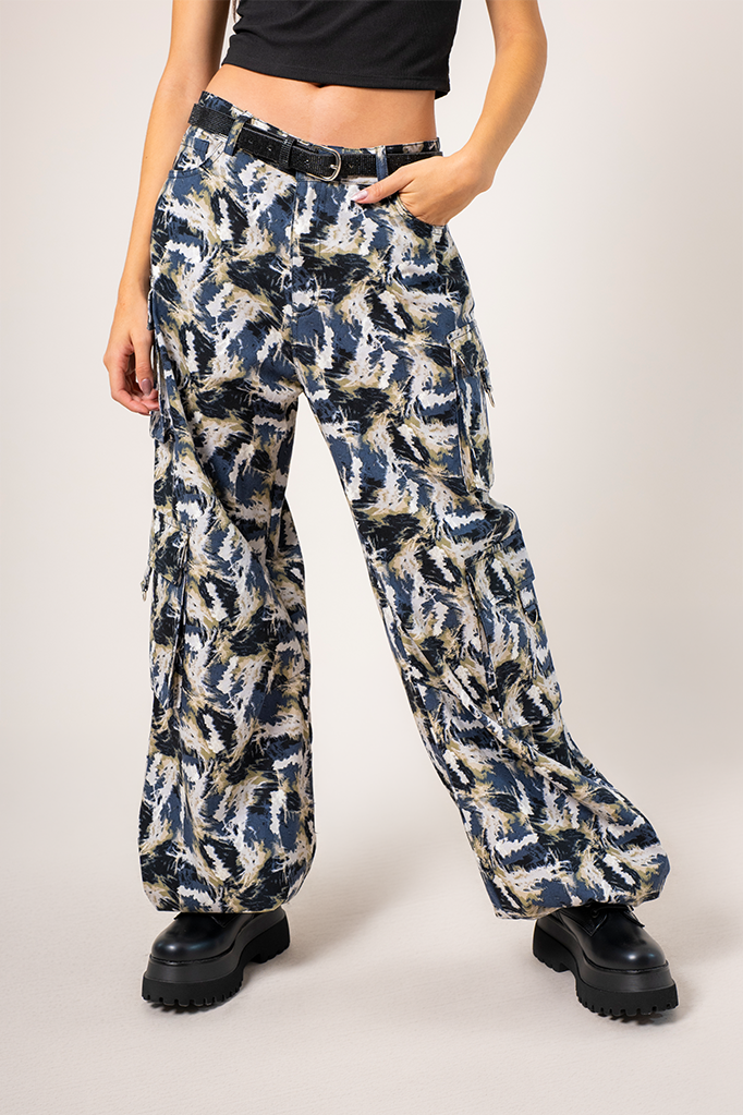 PANTALON PARACHUTE CARGO R-M 9115.