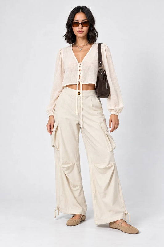 PANTALON PARACHUTE LINO R-C 7957