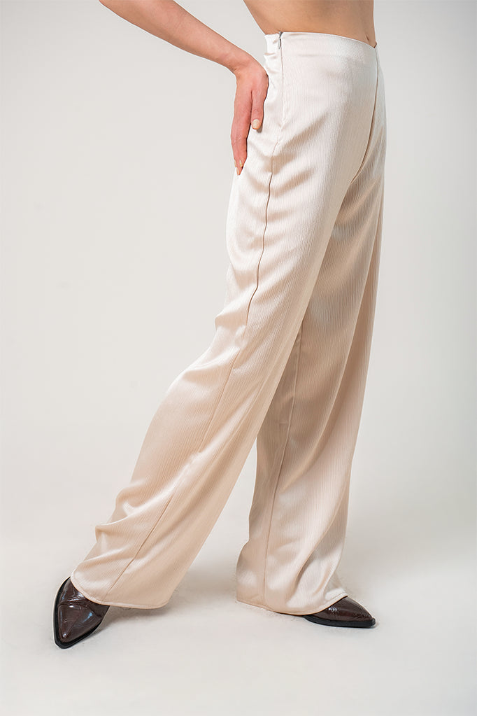 PANTALON SATIN PLISADO B-M 8404