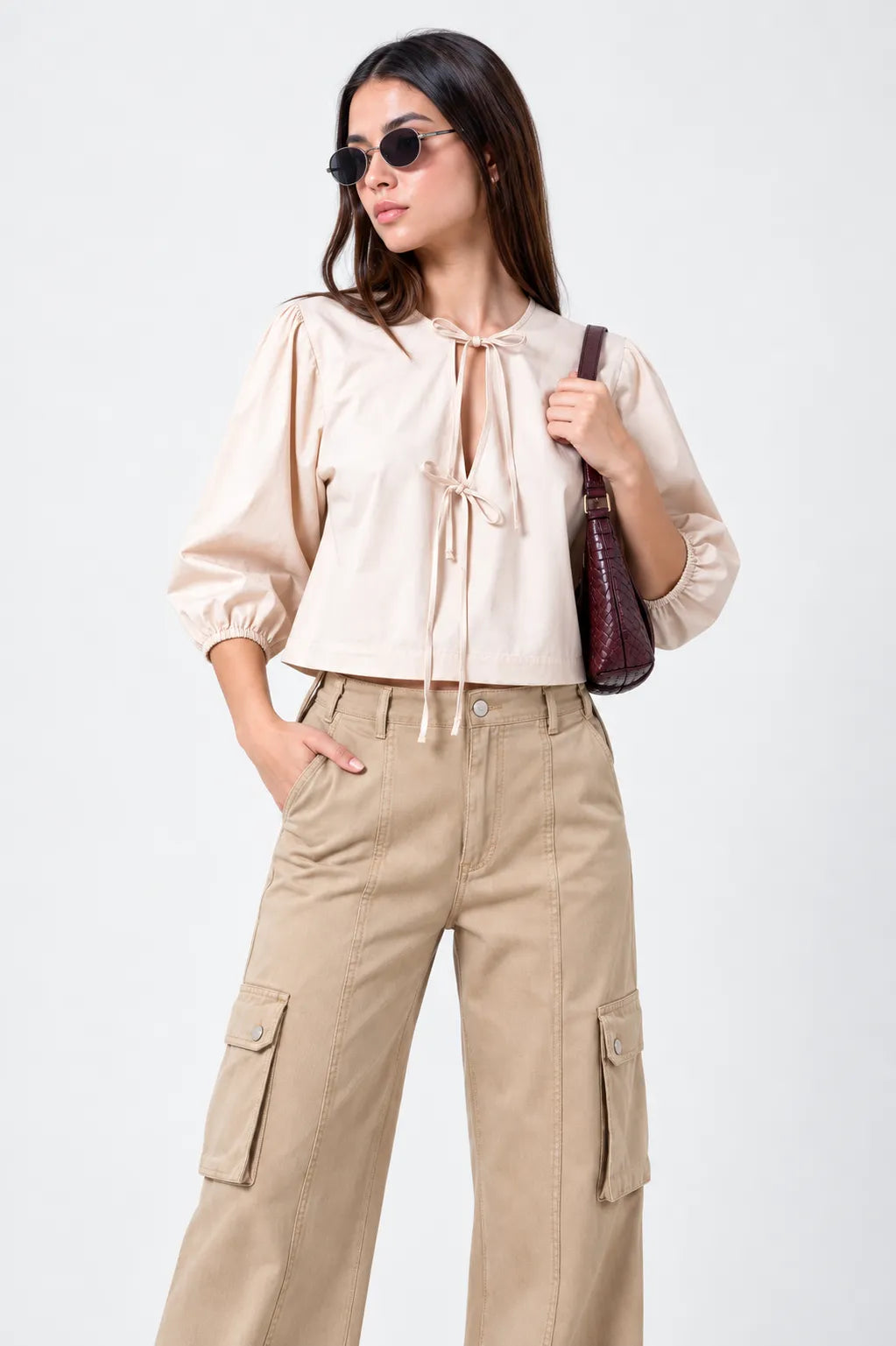 PANTALON STRAIGHT CARGO AJUSTABLE SHARIK