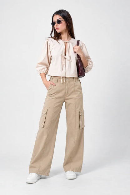 PANTALON STRAIGHT CARGO AJUSTABLE SHARIK