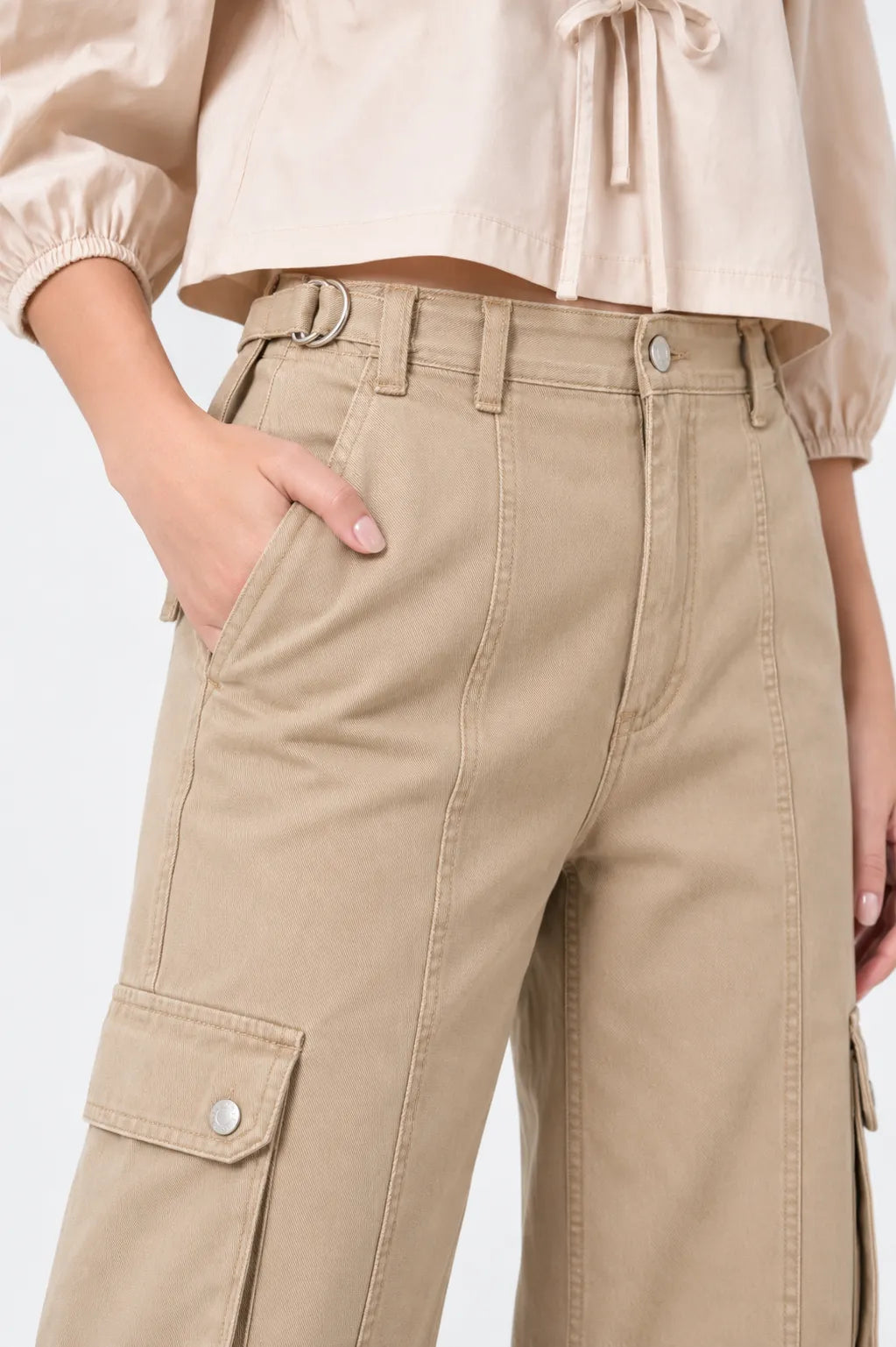 PANTALON STRAIGHT CARGO AJUSTABLE SHARIK