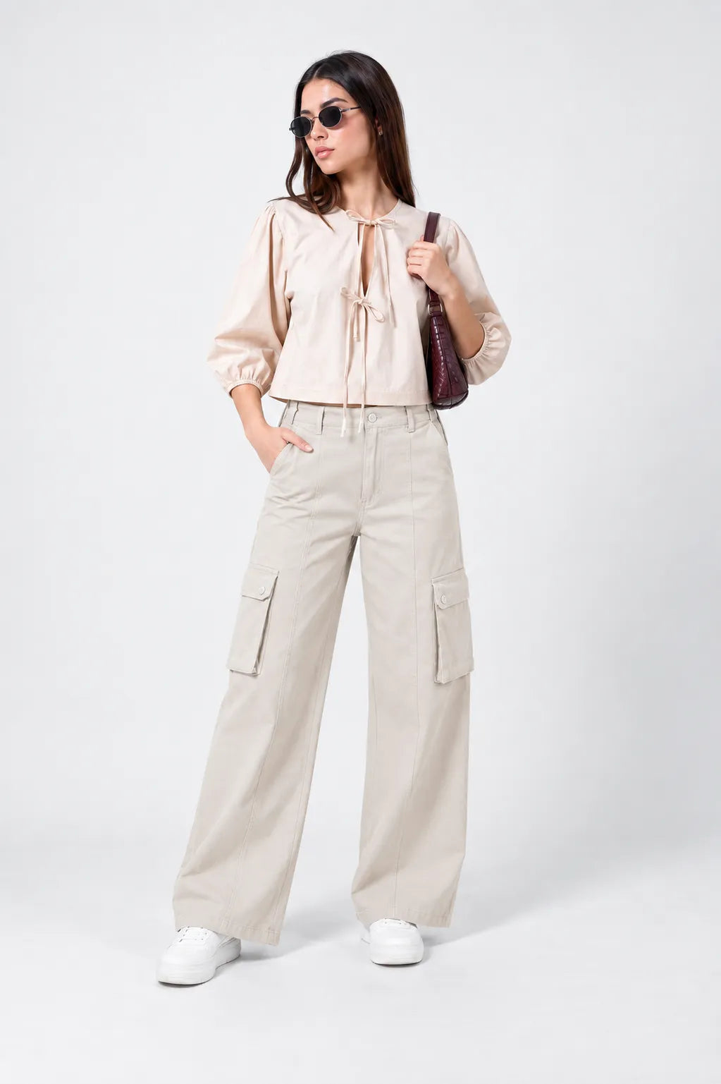 PANTALON STRAIGHT CARGO AJUSTABLE SHARIK