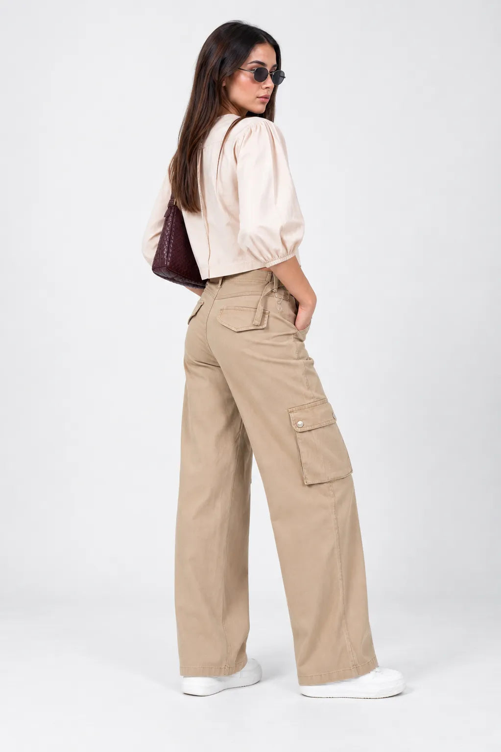 PANTALON STRAIGHT CARGO AJUSTABLE SHARIK