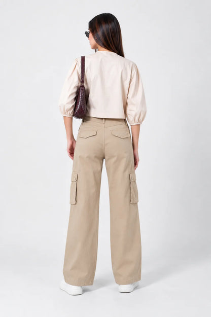 PANTALON STRAIGHT CARGO AJUSTABLE SHARIK