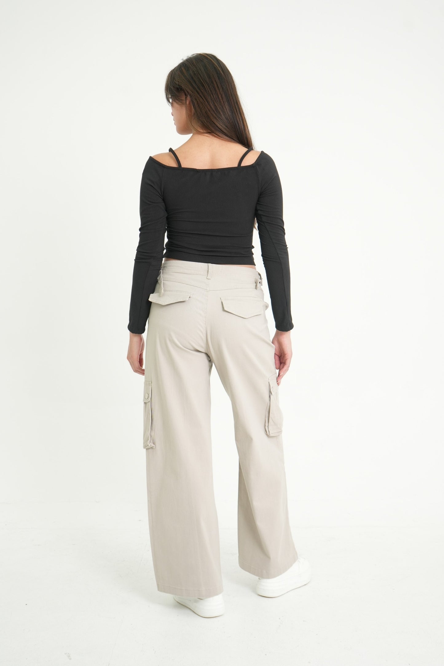 PANTALON STRAIGHT CARGO AJUSTABLE SHARIK