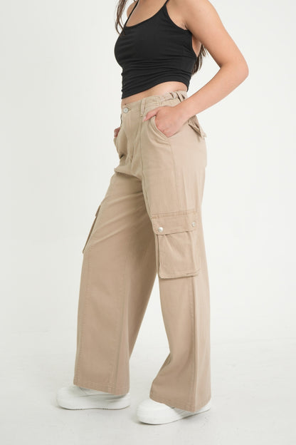 PANTALON STRAIGHT CARGO AJUSTABLE SHARIK