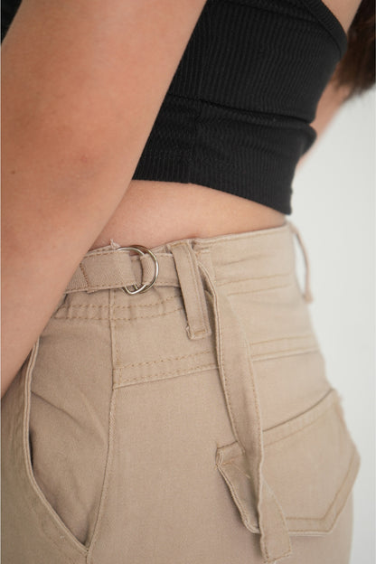PANTALON STRAIGHT CARGO AJUSTABLE SHARIK