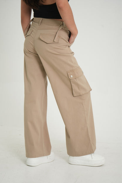 PANTALON STRAIGHT CARGO AJUSTABLE SHARIK