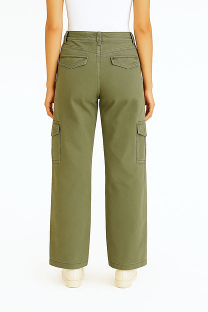 PANTALON STRAIGHT CARGO AJUSTABLE SHARIK