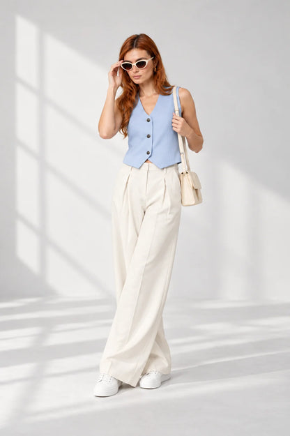 BH PANTALON TIRO ALTO VESTIR 7540