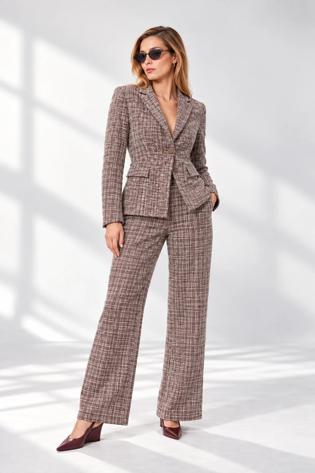 PANTALON TWEED B-F 8180