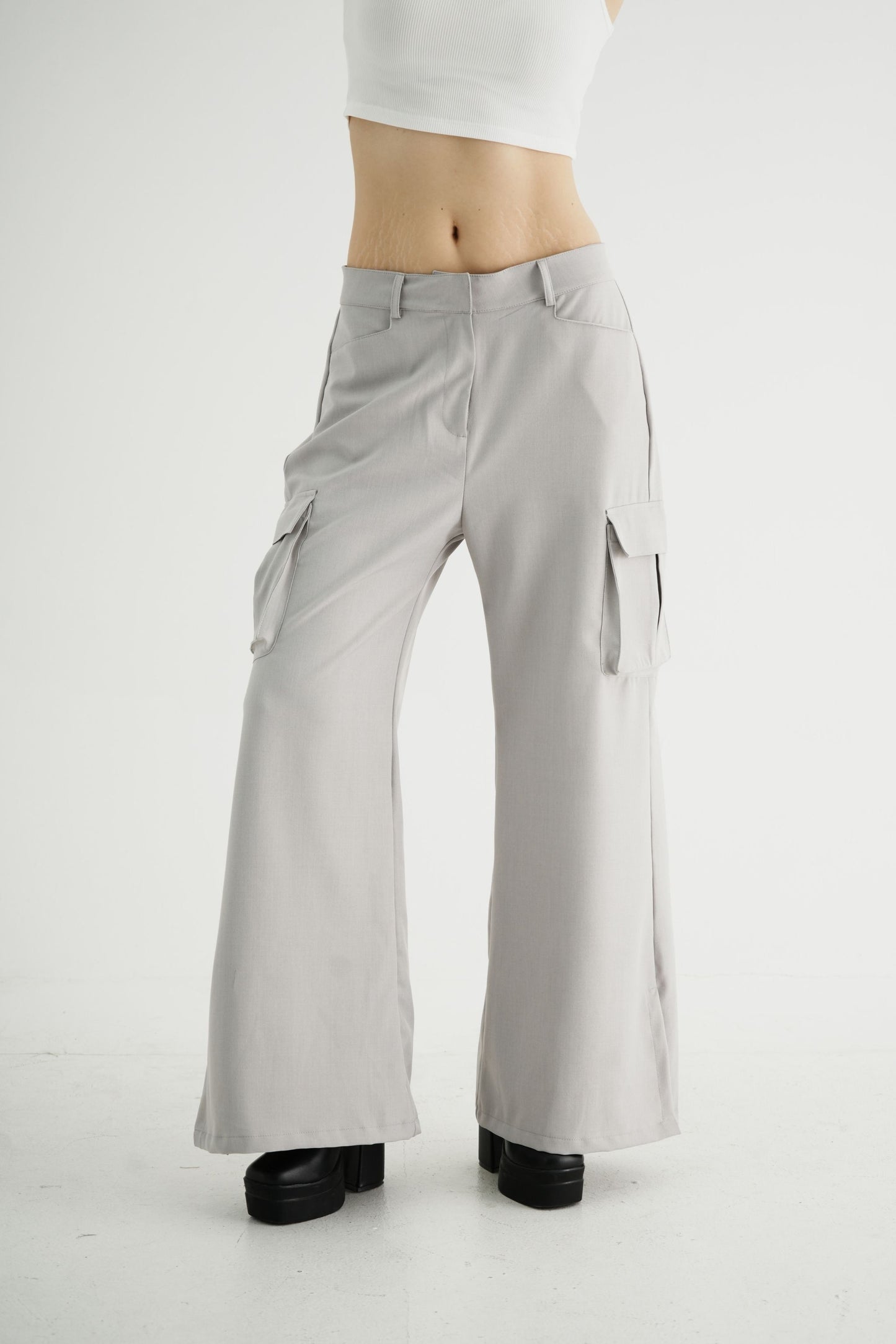PANTALON WIDE LEG CARGO 7373