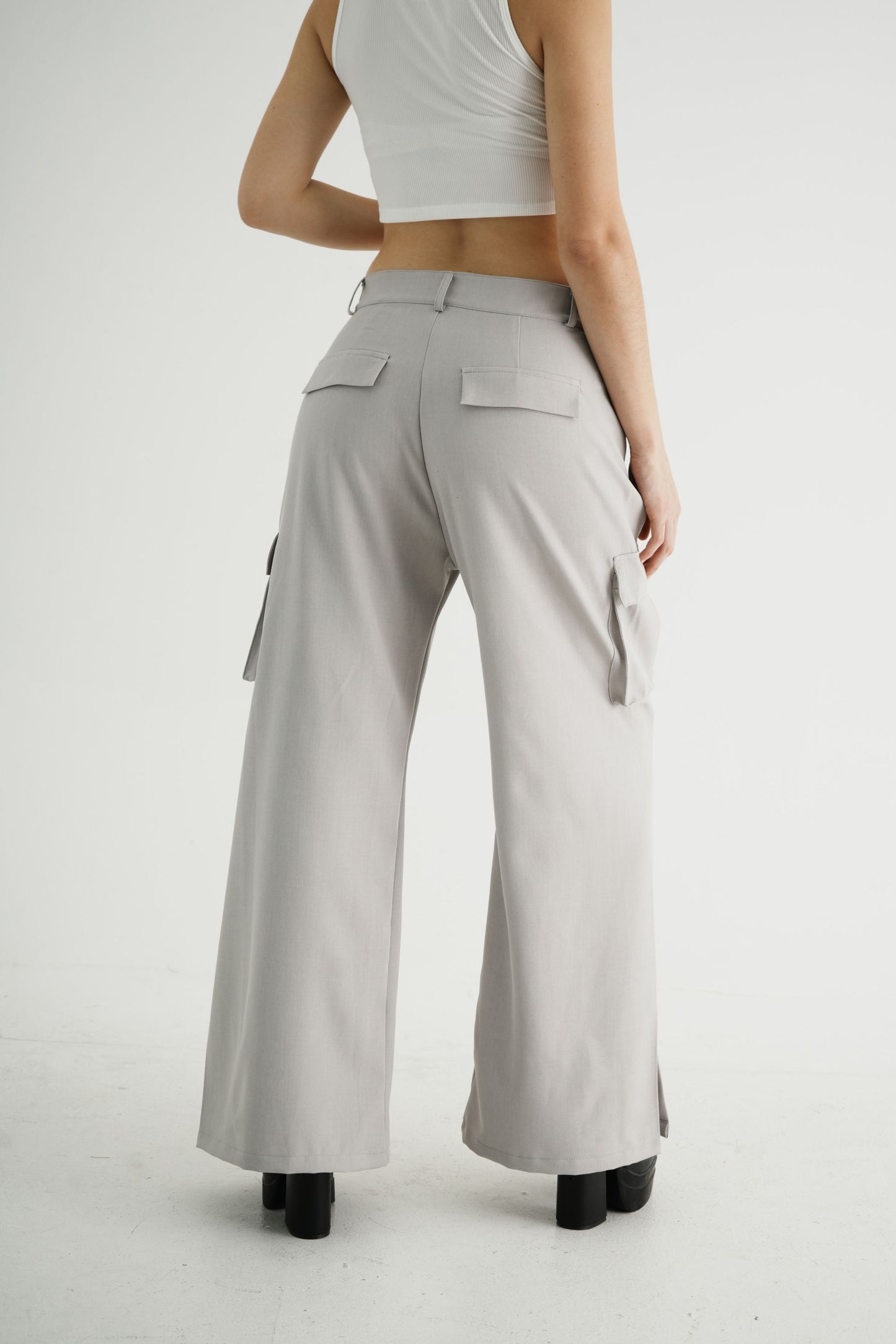 PANTALON WIDE LEG CARGO 7373