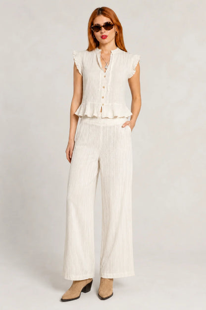 PANTALON WIDE LEG  FLUIDO G - C 8709