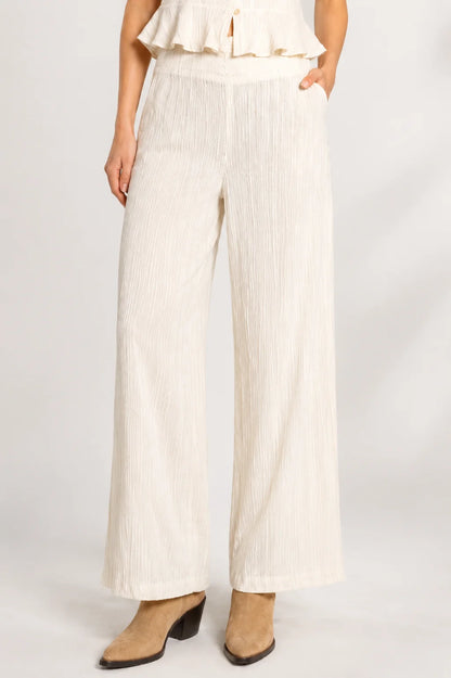 PANTALON WIDE LEG  FLUIDO G - C 8709