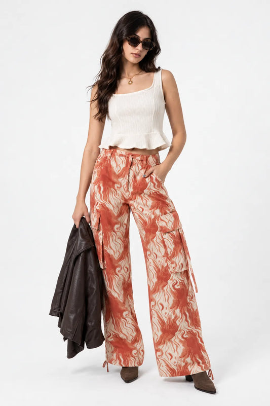 PANTALON WIDE LEG FLUIDO 6894