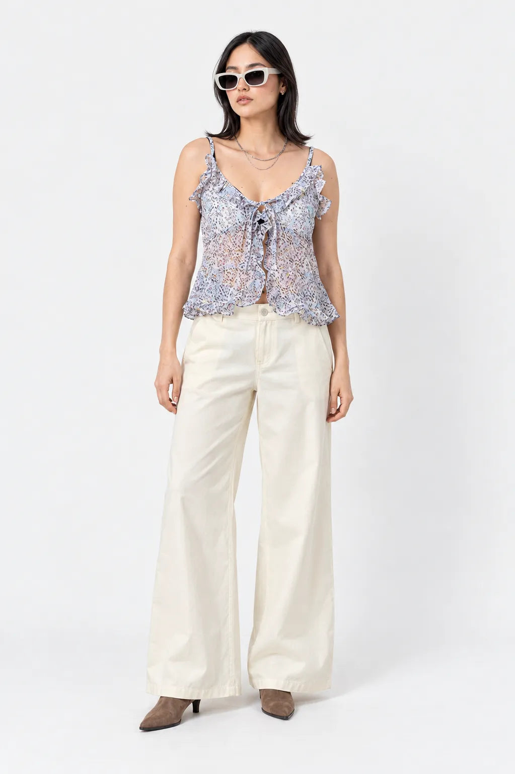 PANTALON WIDE LEG LINO B-C 8084