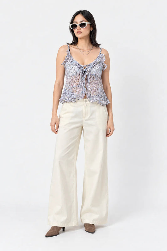 PANTALON WIDE LEG LINO B-C 8084