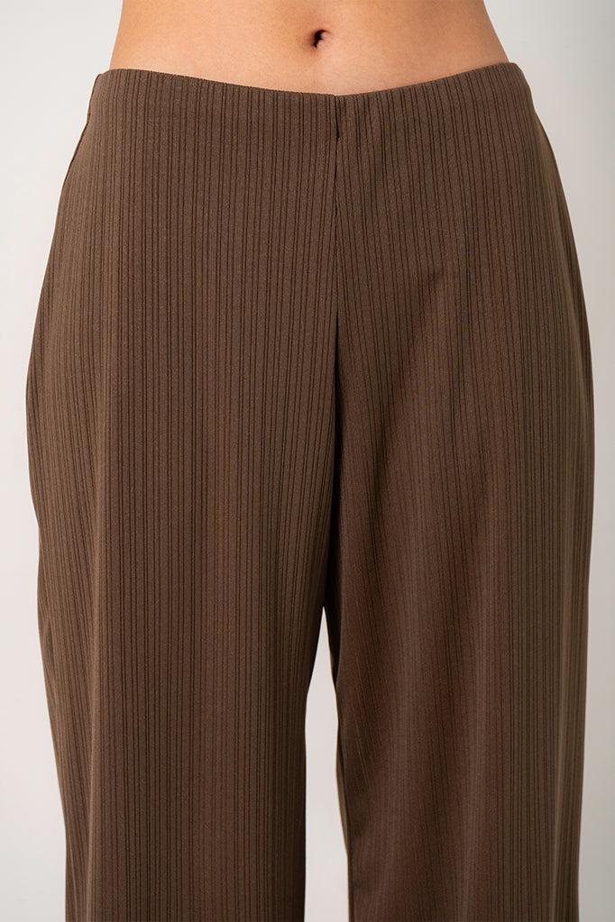 PANTALON WIDE LEG RIB B-M 9086.