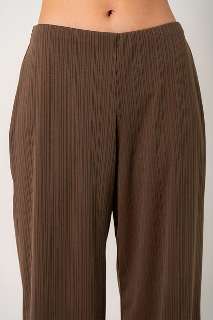 PANTALON WIDE LEG RIB B-M 9086.
