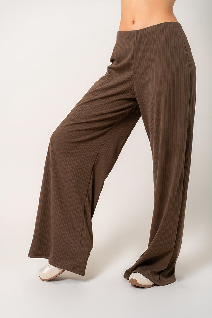PANTALON WIDE LEG RIB B-M 9086.