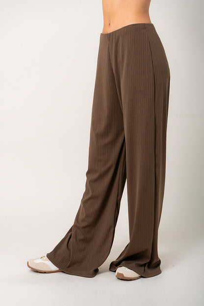 PANTALON WIDE LEG RIB B-M 9086.