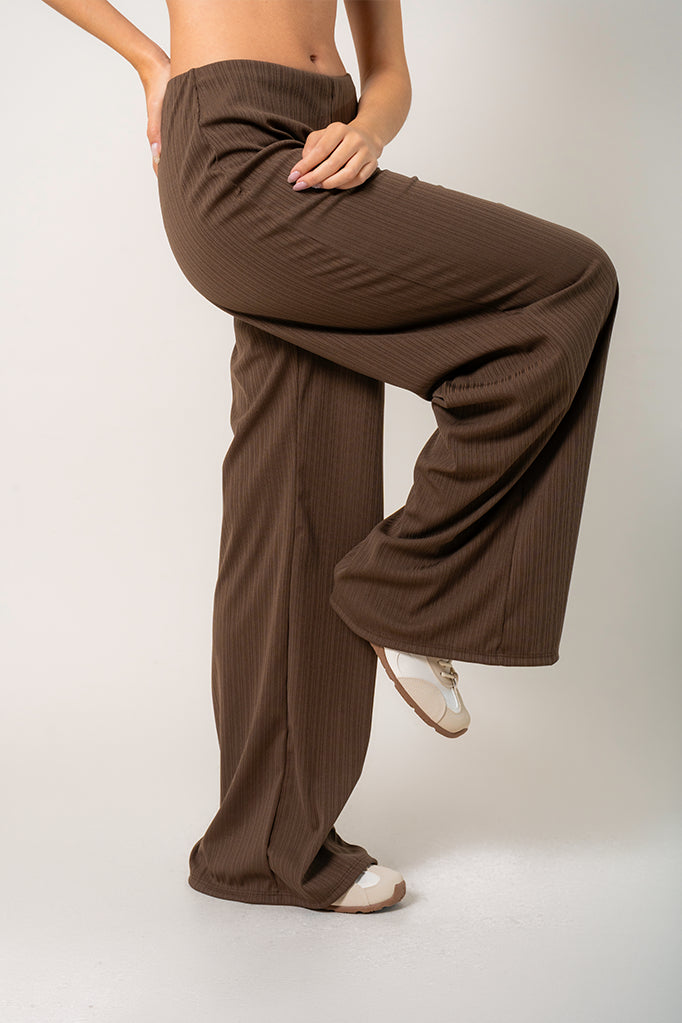 PANTALON WIDE LEG RIB B-M 9086.