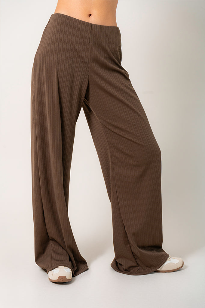 PANTALON WIDE LEG RIB B-M 9086.