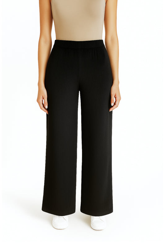 PANTALON WIDE LEG VELVET