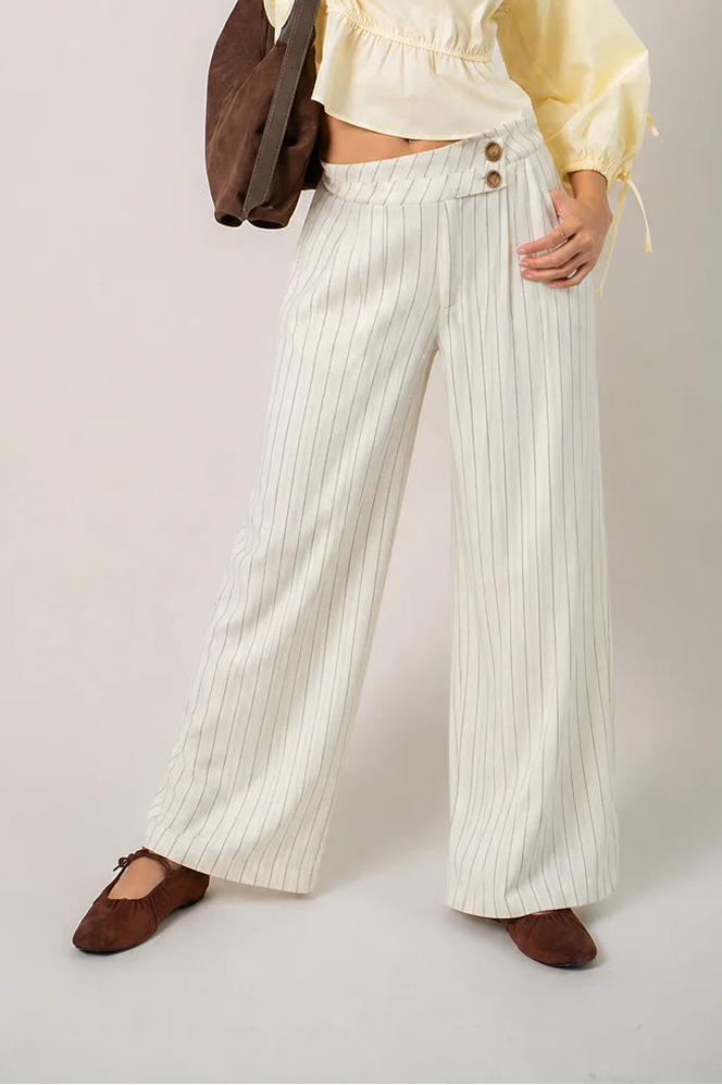 PANTALON ASIMETRICO RAYAS G-C 8224