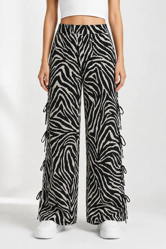 PANTALON FLUIDO LACE UP 6673