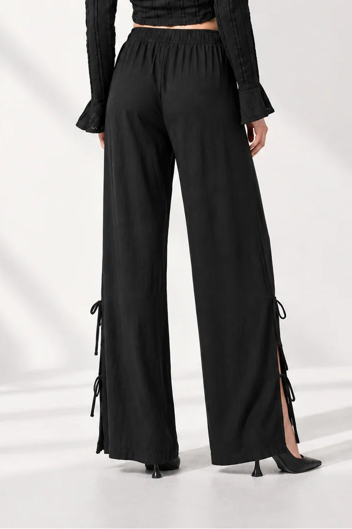 PANTALON FLUIDO LACE UP G-C 7255