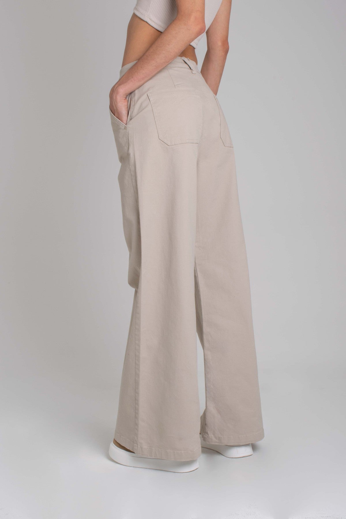 PANTALON WIDE LEG CARGO CANARIAS