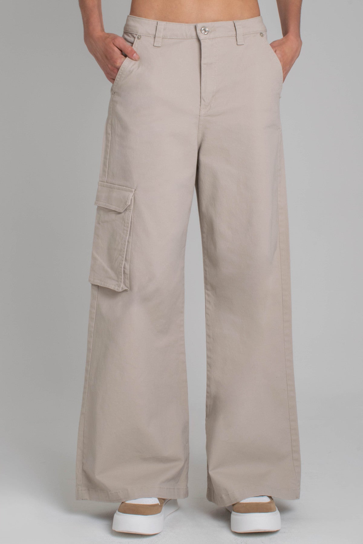 PANTALON WIDE LEG CARGO CANARIAS