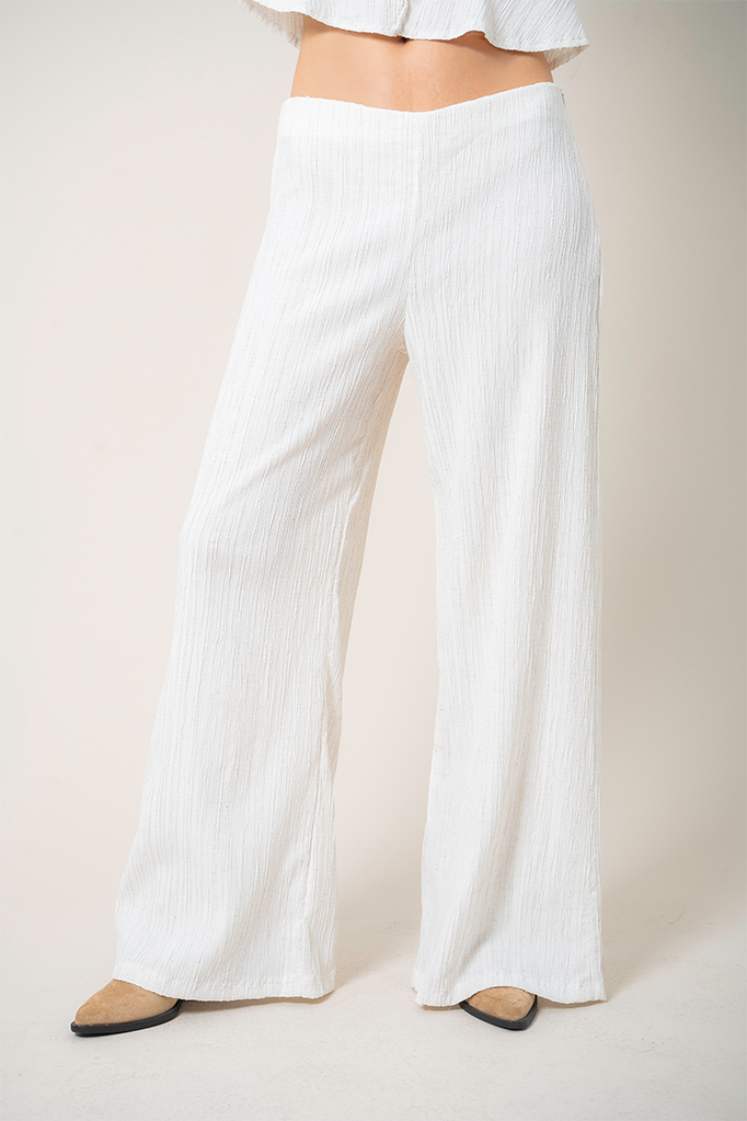 PANTALON WIDE LEG  FLUIDO G - C 8709